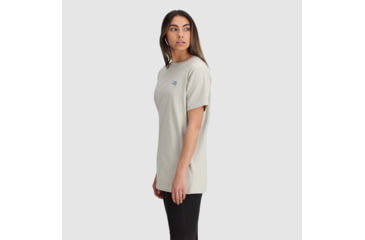 Image of Outdoor Research OR Lockup Back Logo T-Shirt, Slate/Topaz, Small, 2895462623006