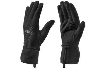 Image of Outdoor Research Overdrive Convertible Glove - Mens-Heather/Black-Medium