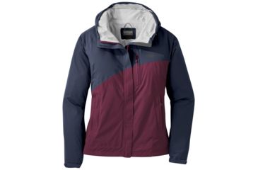 Image of Outdoor Research Panorama Point Jacket - Womens, Naval Blue/Garnet, Extra Large, 2644281333009