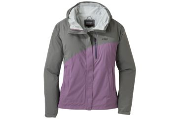 Image of Outdoor Research Panorama Point Jacket - Womens, Pewter/Amethyst, Extra Small, 2644281351005