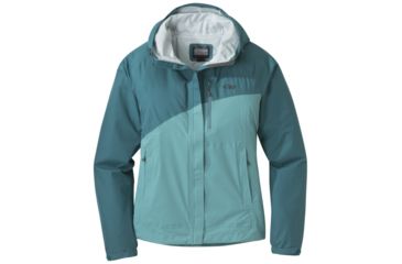 Image of Outdoor Research Panorama Point Jacket - Womens, Washed Peacock Hrngbn/Seaglass, Small, 2644281369006