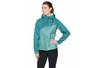 Image of Outdoor Research Panorama Point Jacket - Womens, Wshd Peacock Herrngbn/Seaglass, Extra Small, 2691821526005