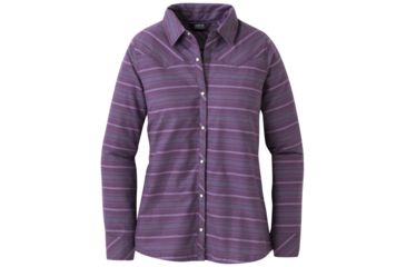 Image of Outdoor Research Pilchuck Long Sleeve Shirt - Womens, Pacific Plum, Medium, 2681471287007