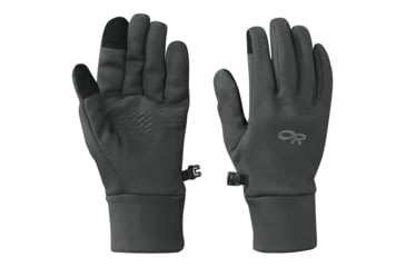 Image of Outdoor Research PL 100 Sensor Gloves - Womens, Charcoal Heather, Small, 2432040893006