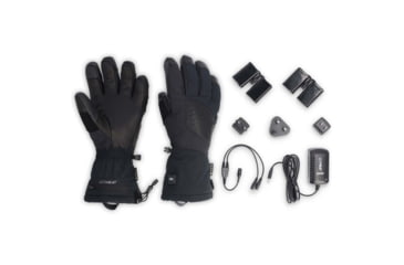 Image of Outdoor Research Prevail Heated GORE-TEX Gloves, Black, Small, 3000050001006