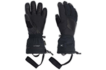 Image of Outdoor Research Prevail Heated GORE-TEX Gloves, Black, Small, 3000050001006
