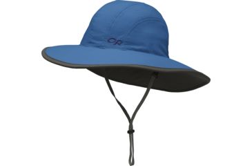 Image of Outdoor Research Rambler Sun Sombrero - Kids, Cobalt, Small, 2434640270006