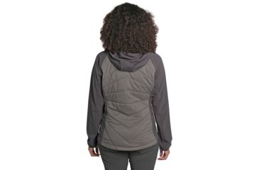 Image of Outdoor Research Refuge Hybrid Hooded Jacket - Womens, Pewter/Storm, Large, 2691981352008
