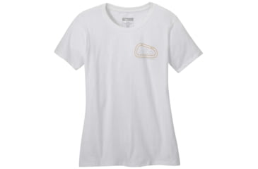 Image of Outdoor Research Rumney Short Sleeve Tee - Womens, White, Small, 2760790002006
