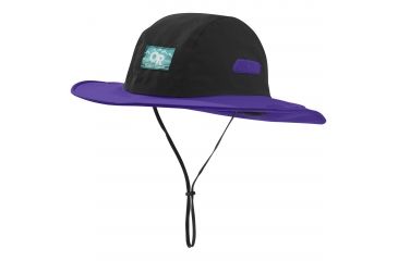Image of Outdoor Research Seattle Sombrero Retro, Unisex, Black/Purple Rain, S 264407-blk/prpl rn-S
