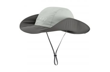 Image of Outdoor Research Seattle Sun Sombrero, Unisex, Alloy/Pewter, S/M 264387-alloy/pewter-S/M