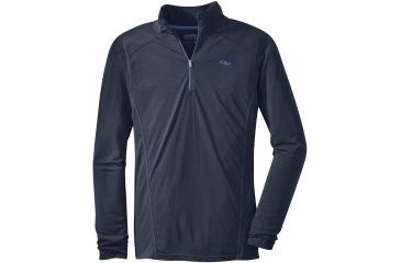 Image of Outdoor Research Sequence Long-Sleeve Zip Top - Men's-Night-Medium