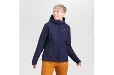 Image of Outdoor Research Shadow Insulated Hoodie - Womens, Naval Blue, L, 2831991289008