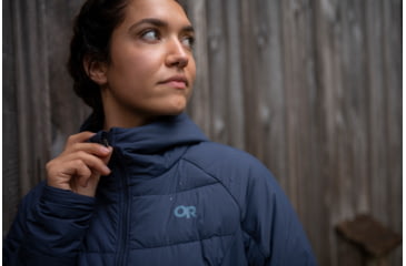 Image of Outdoor Research Shadow Insulated Hoodie - Womens, Naval Blue, L, 2831991289008