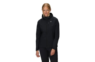 Image of Outdoor Research Shadow Wind Hoodie - Womens, Black, Extra Small, 3009000001-XS