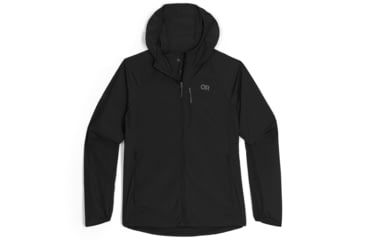 Image of Outdoor Research Shadow Wind Hoodie - Womens, Black, Extra Small, 3009000001-XS