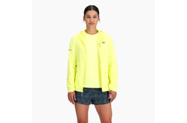 Image of Outdoor Research Shadow Wind Hoodie - Womens, Limonata, Extra Small, 300900-2641-005