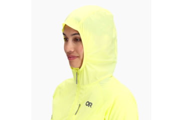 Image of Outdoor Research Shadow Wind Hoodie - Womens, Limonata, Extra Small, 300900-2641-005