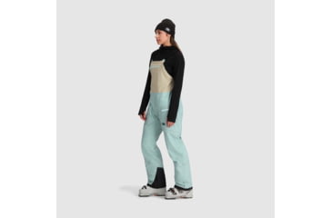 Image of Outdoor Research Skytour AscentShell Bibs - Womens, Sage/Pro Khaki, Large, 2832082613008