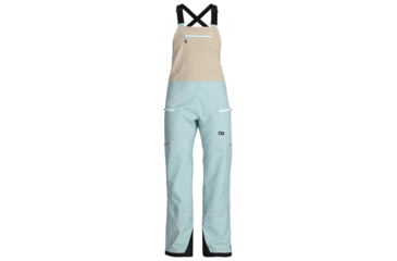Image of Outdoor Research Skytour AscentShell Bibs - Womens, Sage/Pro Khaki, Large, 2832082613008