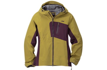 Image of Outdoor Research Skyward II Jacket - Womens, Lichn/Blkbry, Large, 2680941897008