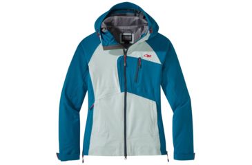 Image of Outdoor Research Skyward II Jacket - Womens, Waterfall/Celestial Blue, Extra Small, 2680941627005