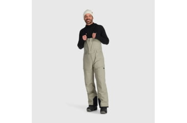 Image of Outdoor Research Snowcrew Bibs - Mens, Flint, 2XL, 3000581940-XXL