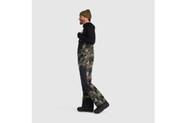 Image of Outdoor Research Snowcrew Bibs - Mens, Loden Camo/Black, 3XL, 3000582228-XXXL