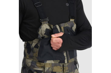Image of Outdoor Research Snowcrew Bibs - Mens, Loden Camo/Black, 3XL, 3000582228-XXXL