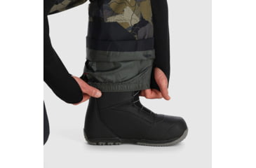 Image of Outdoor Research Snowcrew Bibs - Mens, Loden Camo/Black, 3XL, 3000582228-XXXL