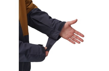 Image of Outdoor Research Snowcrew Jacket - Mens, Atlantic/Bronze, Large, 2831902983008
