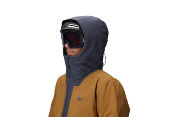 Image of Outdoor Research Snowcrew Jacket - Mens, Atlantic/Bronze, Large, 2831902983008