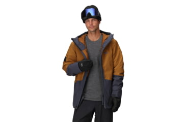 Image of Outdoor Research Snowcrew Jacket - Mens, Atlantic/Bronze, Large, 2831902983008