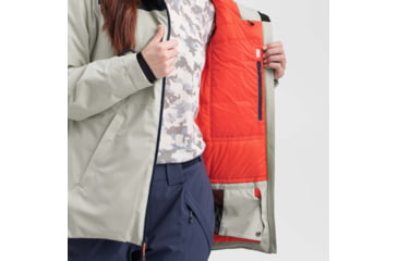 Image of Outdoor Research Snowcrew Jacket - Womens, Sand/Naval Blue, Medium, 2832052063007