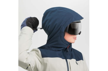 Image of Outdoor Research Snowcrew Jacket - Womens, Sand/Naval Blue, Medium, 2832052063007