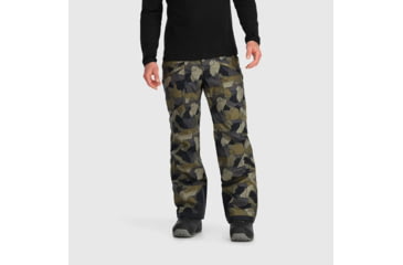 Image of Outdoor Research Snowcrew Pants - Mens, Loden Camo, Extra Large, 2831912211-XL