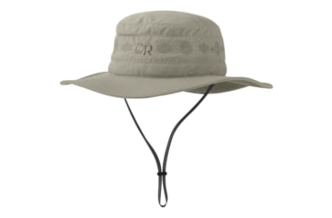 Image of Outdoor Research Solar Roller Sun Hat - Womens, khaki/rice embroidery, Large, 2434422035008