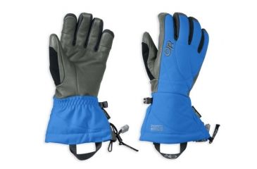 Image of Outdoor Research Southback Glove - Women's-Bluebird/Charcoal-Small