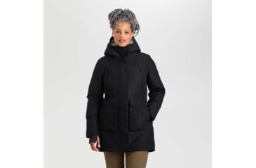 Image of Outdoor Research Stormcraft Down Parka - Womens, Black, Small, 2832040001006