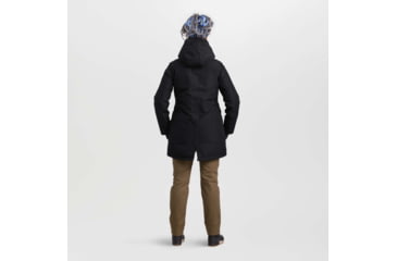 Image of Outdoor Research Stormcraft Down Parka - Womens, Black, Small, 2832040001006