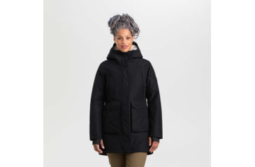 Image of Outdoor Research Stormcraft Down Parka - Womens, Black, Small, 2832040001006