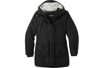 Image of Outdoor Research Stormcraft Down Parka - Womens, Black, Small, 2832040001006