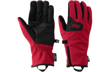 Image of Outdoor Research Stormtracker Sensor Gloves - Mens, Chili, Large, 2448810415008