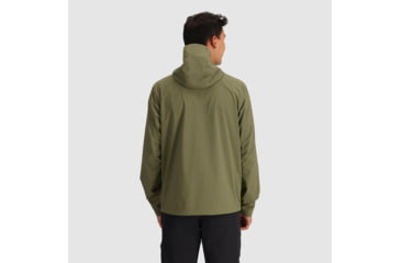 Image of Outdoor Research Stratoburst Stretch Rain Jacket - Mens, Ranger Green, Small, 3008932288006