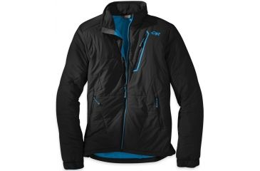 Image of Outdoor Research Superlayer Jacket - Mens-Black/Hydro-Large