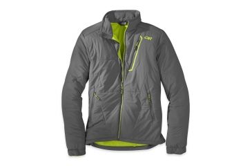 Image of Superlayer Jacket - Mens-Pewter/Lemongrass-XX-Large