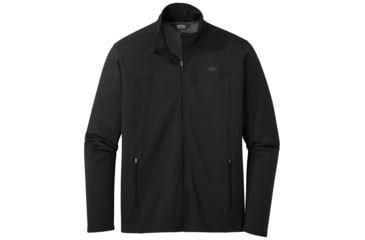 Image of Outdoor Research Surefire Full Zip - Mens, Black Heather, Extra Large, 2714590012009