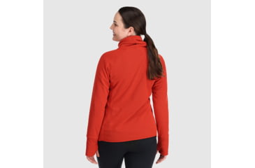 Image of Outdoor Research Trail Mix Cowl Pullover - Womens, Cranberry, S, 2744410420006