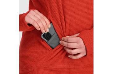 Image of Outdoor Research Trail Mix Cowl Pullover - Womens, Cranberry, S, 2744410420006