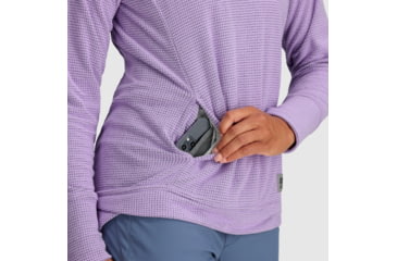 Image of Outdoor Research Trail Mix Cowl Pullover - Womens, Lavender, Medium, 2744410320007